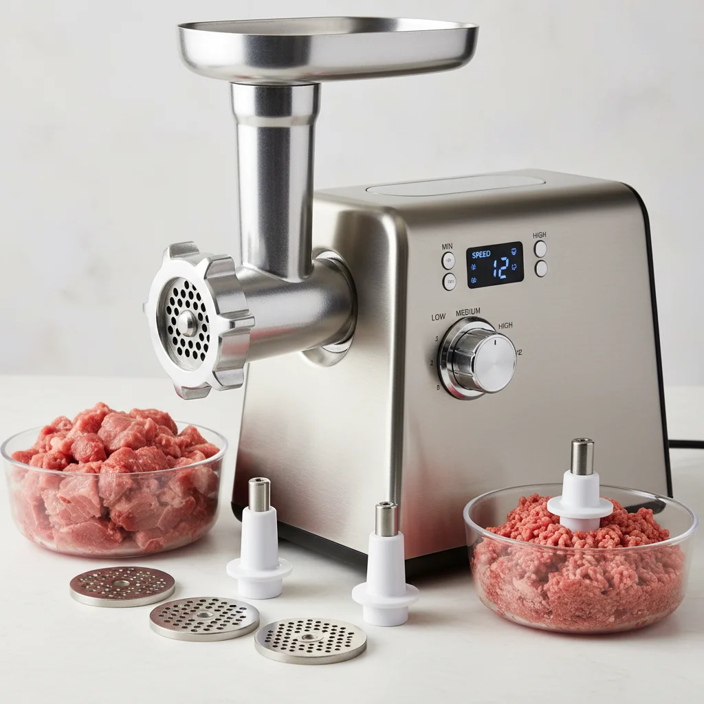 meat grinder speeds